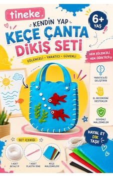 Tineke Kendin Yap Keçe Çanta Dikiş Seti Balıklı Model Çocuk El Sanatları Hobi Seti 6 Yaş+ 1 Ad Tineke Kendin Yap Keçe Çanta Dikiş Seti Balıklı Model Çocuk El Sanatları Hobi Seti 6 Yaş+ 1 Ad