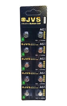 Jvs Ag3 1.5v Lr41 Saat Pili 10lu Kart 5250