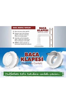 Çankaya Baca Klape Aspiratör Ve Davlumbaz Bacası İçin Kokumatik