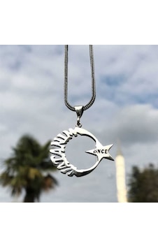 925 Ayar Gümüş Önce Vatanım Yazılı Erkek Kolye Gümüş 925 Ayar Gümüş Önce Vatanım Yazılı Erkek Kolye Gümüş