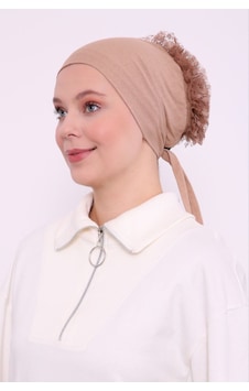 Melodi Scarf Kadın Tesettür Önü Dikişsiz Fırfırlı Penye Bone Sütlü Kahve Sütlü Kahverengi Melodi Scarf Kadın Tesettür Önü Dikişsiz Fırfırlı Penye Bone Sütlü Kahve Sütlü Kahverengi