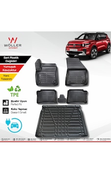 Citroen E C3 Aircross Paspas Bagaj Havuzu Set Elektrikli 2025 Sonrası Uyumlu 3d Ultraflex Set Citroen E C3 Aircross Paspas Bagaj Havuzu Set Elektrikli 2025 Sonrası Uyumlu 3d Ultraflex Set