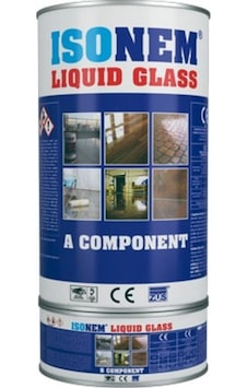 Isonem Liquid Glass 2 Kg Sıvı Cam Şeffaf Ve Parlak Su İzolasyonu