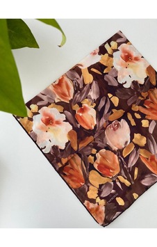Emproyal Pastoral Desen Line Eşarp Taba Emproyal Pastoral Desen Line Eşarp Taba