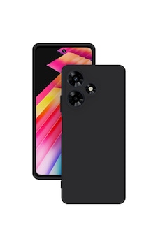 Infinix Hot 30 Kılıf Kamera Korumalı Silikon Rubber Arka Kapak Siyah Infinix Hot 30 Kılıf Kamera Korumalı Silikon Rubber Arka Kapak Siyah