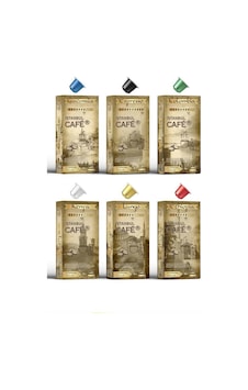 Alüminyum Nespresso Uyumlu Kapsül Kahve 6lı Set Kapsül Kahve