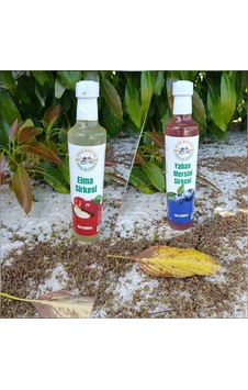 Elma Sirkesi Ve Yaban Mersini Sirkesi Toplam 1000 Ml Elma Sirkesi Ve Yaban Mersini Sirkesi Toplam 1000 Ml