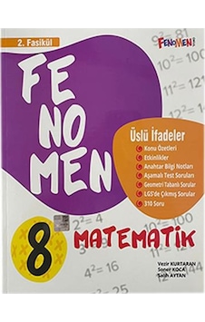 Gama 8.Sınıf Matematik Fenomen 2.Fasikül (Üslü Ifadeler) 2022 Gama 8.Sınıf Matematik Fenomen 2.Fasikül (Üslü Ifadeler) 2022