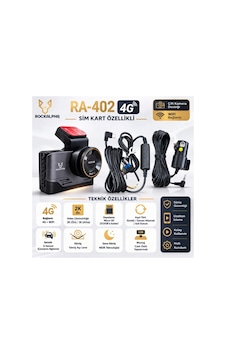 Rockalpha Araç Kayıt Kamerası - Ra-402 Uzaktan İzlemeli Sim Kartlı 4g Ön Ve Arka Araç Kayıt Kamerası Rockalpha Araç Kayıt Kamerası - Ra-402 Uzaktan İzlemeli Sim Kartlı 4g Ön Ve Arka Araç Kayıt Kamerası