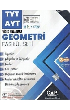 2023 TYT AYT Geometri Seti - Çap Yayınları 2023 TYT AYT Geometri Seti - Çap Yayınları