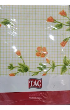 Taç Desenli Cotton Masa Örtüsü 160x160 Kare Çok Renkli Taç Desenli Cotton Masa Örtüsü 160x160 Kare Çok Renkli