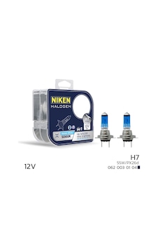 Niken 12v 55w H7 Halojen Beyaz Işık Ampul 5000k 1450 Lumen Niken 12v 55w H7 Halojen Beyaz Işık Ampul 5000k 1450 Lumen