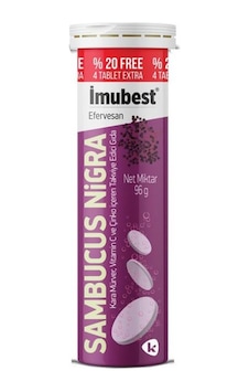 İmubest Kara Mürver Efervesan 24 Tablet İmubest Kara Mürver Efervesan 24 Tablet