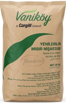 Vaniköy Cargill Yenilebilir Mısır Nişastası 25 Kg