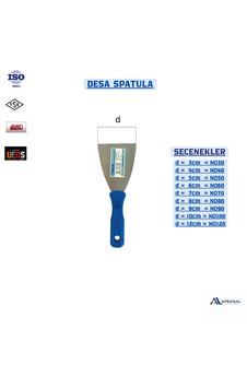Spatula No:120 12 Cm Metal Kazıma Macun Tamir Spatulası Mala Boya Sıva Genel Tamirat Spatula No:120 12 Cm Metal Kazıma Macun Tamir Spatulası Mala Boya Sıva Genel Tamirat