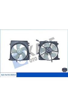 Kale 360010 Fan Grubu Honda Jazz Iı 1.2i/1.3i Dsı 02-08 - 12v 19015pwjz01-19020pmet01-19030twaj51 - Kale 360010 Fan Grubu Honda Jazz Iı 1.2i/1.3i Dsı 02-08 - 12v 19015pwjz01-19020pmet01-19030twaj51 -
