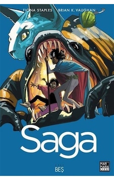 Saga Cilt: 5 - Fiona Staples - Brian K. Vaughan - Marmara Çizgi Saga Cilt: 5 - Fiona Staples - Brian K. Vaughan - Marmara Çizgi