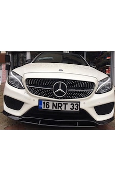 Mercedes W205 C180 Ön Ek 2 Parça Ön Ek (Plastik) Mercedes W205 C180 Ön Ek 2 Parça Ön Ek (Plastik)