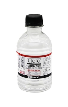 Ucc Sentetik Tiner 250ml Solvent Bazlı - 12'li Paket