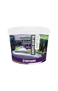 Reeflowers Iceland Black Sand Akvaryum Kumu 1-2mm 25kg Reeflowers Iceland Black Sand Akvaryum Kumu 1-2mm 25kg