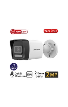 Hıkvısıon Ds-2cd1023g2-lıuf 2mp 2.8mm Smart Hybrıt Lıgth Sesli Poe Ir Bullet Kamera 30mt Hıkvısıon Ds-2cd1023g2-lıuf 2mp 2.8mm Smart Hybrıt Lıgth Sesli Poe Ir Bullet Kamera 30mt