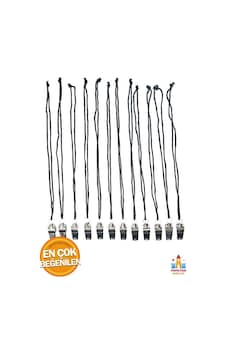 10 Adet Metal İpli Düdük - Spor Ve Güvenliğe Özel Gümüş 10 Adet Metal İpli Düdük - Spor Ve Güvenliğe Özel Gümüş