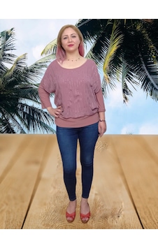 Boutique Venüs Tül ve Taş Detaylı Likralı Bluz Pembe Boutique Venüs Tül ve Taş Detaylı Likralı Bluz Pembe