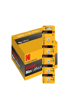 Kodak 100 Adet Cr2016 Max Lityum Para Pil Kodak 100 Adet Cr2016 Max Lityum Para Pil