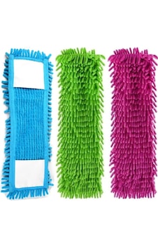 Mikrofiber Makarna Yedek Mop Paspas 60cm 3 Adet