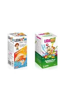 Ledapharma Ledafish Balik Yaği 150 Ml Portakalli - Ledavit Multiv Ledapharma Ledafish Balik Yaği 150 Ml Portakalli - Ledavit Multiv