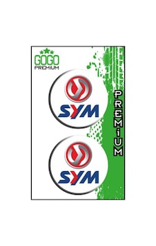 Gogo Damla Sticker 2'li 5x5cm Sym Uyumlu Gogo Damla Sticker 2'li 5x5cm Sym Uyumlu
