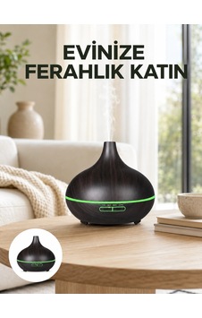 Hubrendy Tekno 7 Renk Işıklı Ultrasonik Hava Difüzörü Sessiz Ve Güvenli Kullanım Yeni Nesil Hubrendy Tekno 7 Renk Işıklı Ultrasonik Hava Difüzörü Sessiz Ve Güvenli Kullanım Yeni Nesil