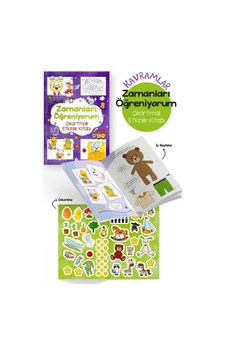 Kavramlar Zamanları Öğreniyorum Çıkartmalı Etkinlik Kitabı - 3 Yaş + - Ybve-753200 Kavramlar Zamanları Öğreniyorum Çıkartmalı Etkinlik Kitabı - 3 Yaş + - Ybve-753200