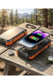 20000 Mah Solar Powerbank Kablosuz Şarj Özellikli Kamp Ve Seyahat İçin Taşınabilir Güç Kaynağı Sarı 20000 Mah Solar Powerbank Kablosuz Şarj Özellikli Kamp Ve Seyahat İçin Taşınabilir Güç Kaynağı Sarı