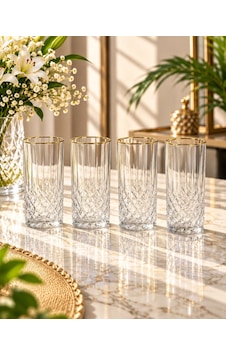 4lü Gold Line Kristal Desenli Uzun Meşrubat Bardak-7942 Şeffaf 4lü Gold Line Kristal Desenli Uzun Meşrubat Bardak-7942 Şeffaf