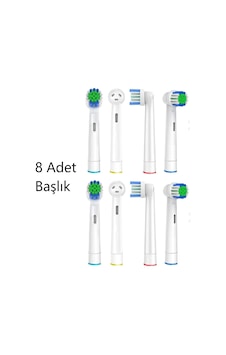 Ultra Sensitive Pro Oral B Yetişkin Şarjlı Diş Fırçası Yedek Başlığı 8 Adet Yumuşak Başlık