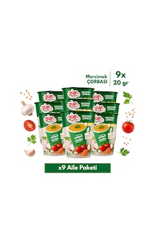Snap Eats Hazır Çorba Bardakta Mercimek Çorbası 20 Gr 9'lu Aile Paketi Snap Eats Hazır Çorba Bardakta Mercimek Çorbası 20 Gr 9'lu Aile Paketi