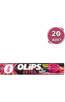 Olips Extra Şeftali-ahududu Aromalı Şeker 45 Gr - 20 Adet Olips Extra Şeftali-ahududu Aromalı Şeker 45 Gr - 20 Adet