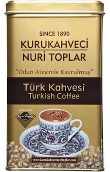 Kurukahveci Nuri Toplar Teneke Kutuda Türk Kahvesi 300 G Kurukahveci Nuri Toplar Teneke Kutuda Türk Kahvesi 300 G