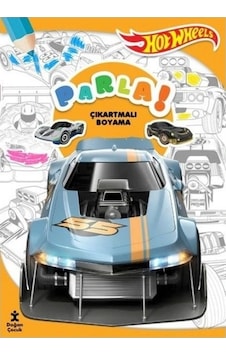Hot Wheels Parla Çıkartmalı Boyama Kitabı Hot Wheels Parla Çıkartmalı Boyama Kitabı