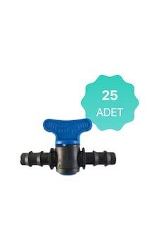 Damlama Sulama Kurtağzı Mini Vana 16X16Mm (25 Adet) Damlama Sulama Kurtağzı Mini Vana 16X16Mm (25 Adet)