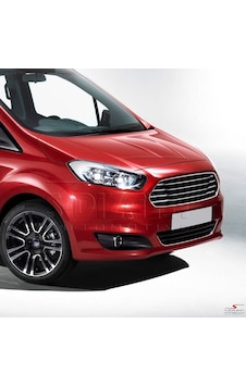 S-Dizayn  Ford Courier Krom Sis Farı Çerçevesi 2 Prç 2014-2017