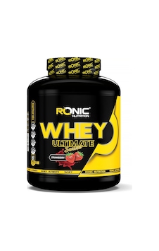 Ronic Nutrition Ultimate Whey Protein Tozu Çilekaromalı 2270 Gr + 2 Adet Hediye Ronic Nutrition Ultimate Whey Protein Tozu Çilekaromalı 2270 Gr + 2 Adet Hediye