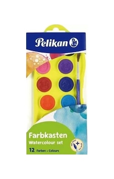 Pelikan Suluboya 12 Renk Küçük Boy Pelikan Suluboya 12 Renk Küçük Boy