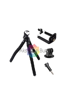 Akrobat Ahtapot Tripod - Bağlantı  Adaptörü - Telefon Tutucu