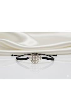 Ariş Kelt Sembolleri- Nazar Kalkanı Shield Knot Bileklik Sarı Altın Ariş Kelt Sembolleri- Nazar Kalkanı Shield Knot Bileklik Sarı Altın