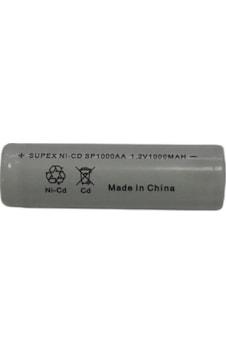 Supex SP1000AA 1000 mAh 1.2 V Başsız Ni-CD Şarj Edilebilir Pil Supex SP1000AA 1000 mAh 1.2 V Başsız Ni-CD Şarj Edilebilir Pil