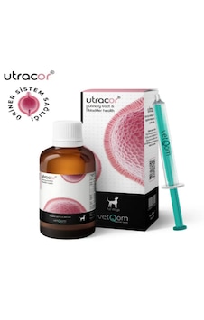 Vetq0m Utracor Köpek Üriner Sistem Ve Mesane Sağlığı Likit Takviyesi 90 Ml