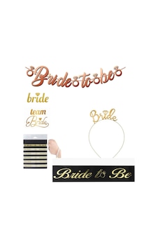 Bride To Be Bekarlığa Veda Partisi Süsleme Seti +3