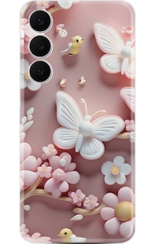 Samsung Galaxy Uyumlu S25 Fe Kılıf Boutique Baskılı Resimli Pembe Kelebekler Pcode -088 Samsung Galaxy Uyumlu S25 Fe Kılıf Boutique Baskılı Resimli Pembe Kelebekler Pcode -088
